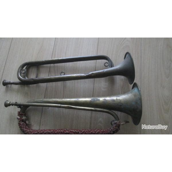 lot  de   clairons et trompette