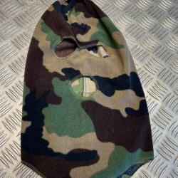 cagoule confort chaude micro polaire camo neuf