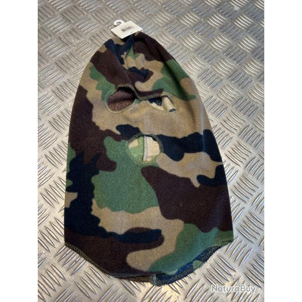 cagoule confort chaude micro polaire camo neuf