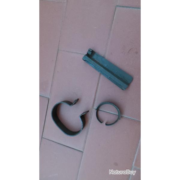 PETIT LOT DE PIECES DETACHEES D'OCCASION POUR FUSIL MAS 36