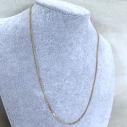 Chaine homme or jaune 18 carats - 50 cm - collier - maille gourmette