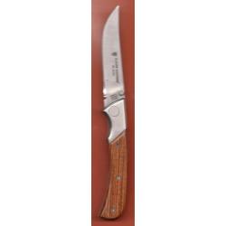 GRAND Chasse BOUTON POUSSOIR 14cm VALLERNIA Gravé GRATUIT prÉnom Couteau