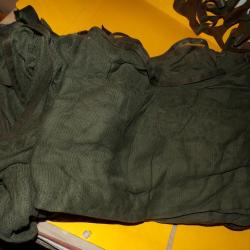 MOUSTIQUAIRE DE LIT DE CAMP DE L'ARMEE FRANCAISE POUR LIT DE TYPE PICOT A UNE PLACE , LONGUEUR 190 C