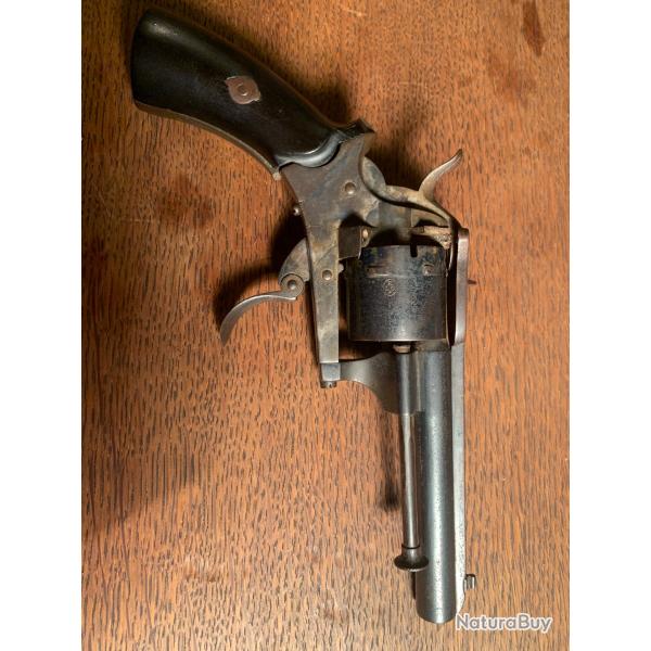 Revolver  broche lefaucheux lige crosse bne