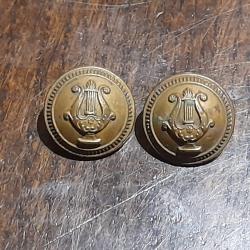 Boutons Armée française , armée de terre