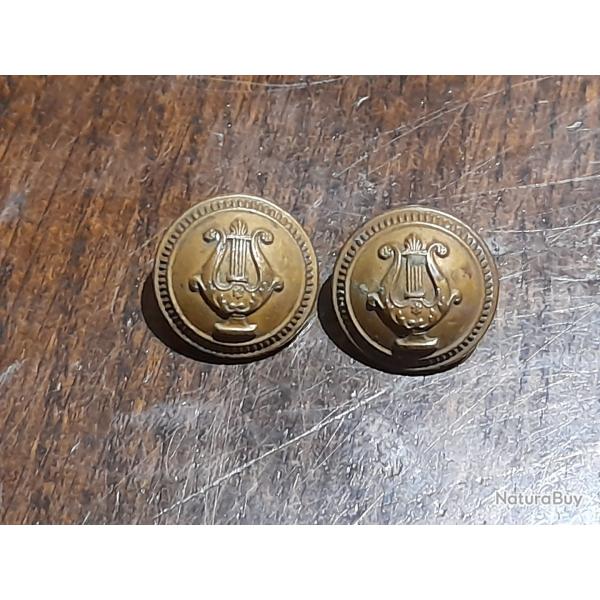 Boutons Arme franaise , arme de terre
