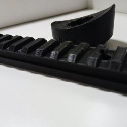 Rail picatinny + bouton punch HDS68