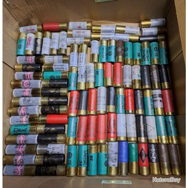 Cent cartouches calibre 12