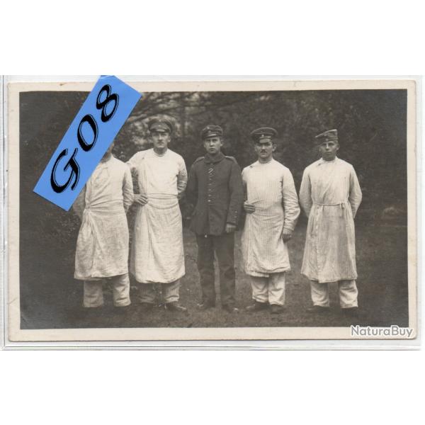 CPA - CARTE PHOTO MILITAIRE SOLDATS INFIRMIRE - N4398