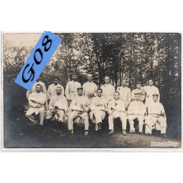 CPA - CARTE PHOTO MILITAIRE SOLDATS INFIRMIRE - N4400
