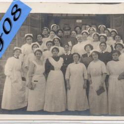 CPA - CARTE PHOTO MILITAIRE SOLDATS INFIRMIÈRE - N°4401