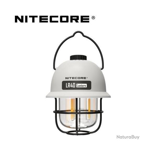 Lanterne rtro Nitecore LR40 Blanche - 100 Lumens - Rechargeable USB-C - 1 sans prix de rserve