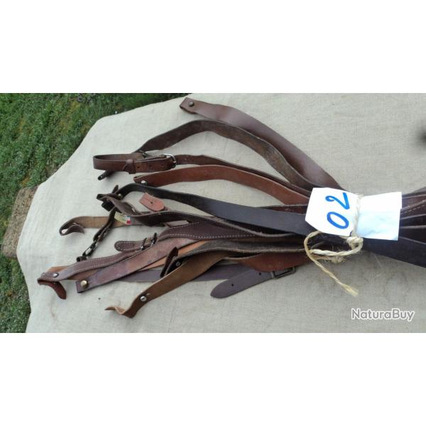 lot bretelles fusil /carabine ( le tarif est pour un lot uniquement )