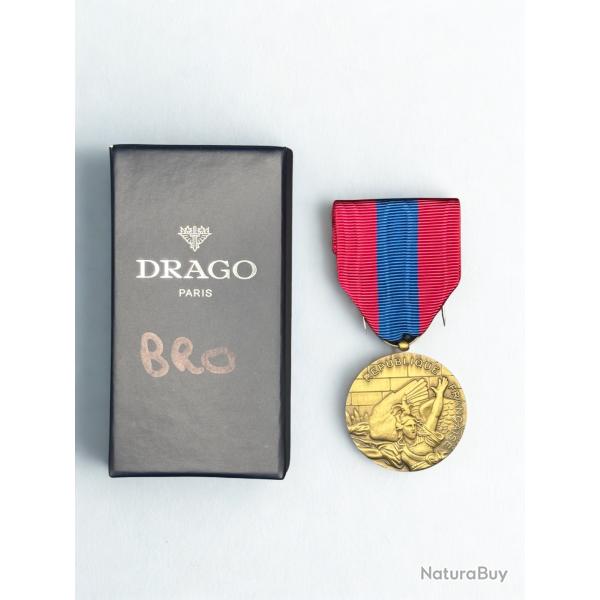(18.030) Mdaille de la Dfense Nationale - Bronze - Drago
