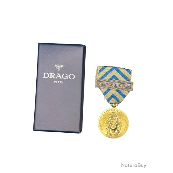 (20.002) Mdaille de la reconnaissance de la nation - Agrafe OPEX - Drago