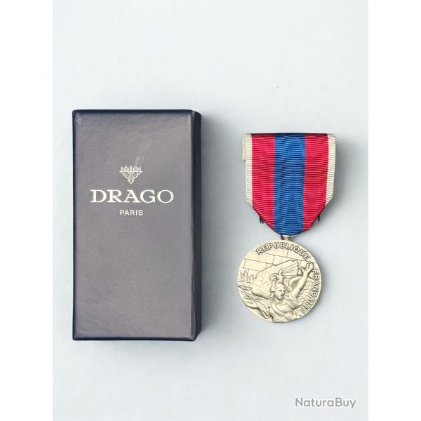 (18.028) Mdaille de la Dfense Nationale - Argent - Drago