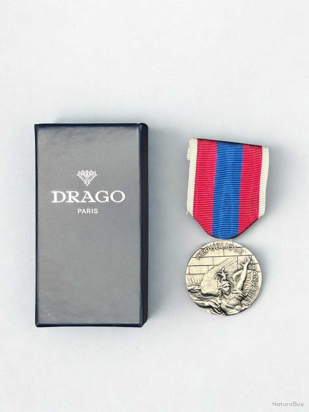 18.012) Médaille de la Défense Nationale - Argent - Drago