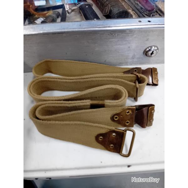 Bretelle US en  toile  Mills 1904/17