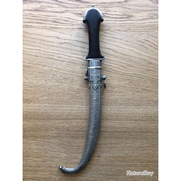 Dague poignard berbre marocain ancien koumya Maroc