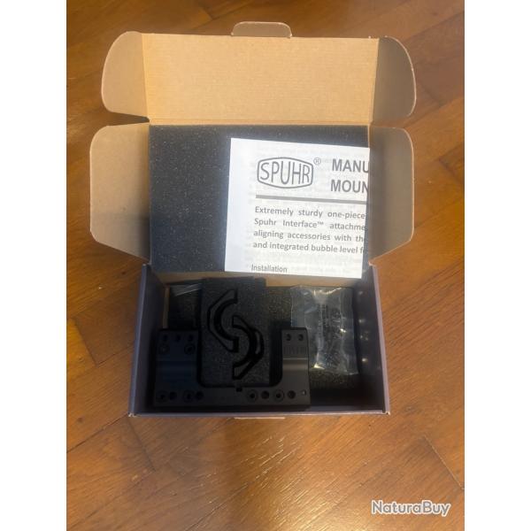 Montage Spuhr SP 4002C 0 moa en 34mm noir