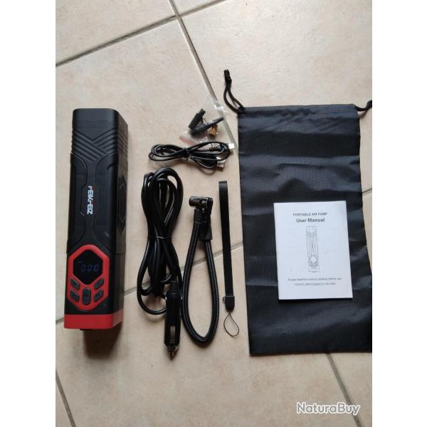 Compresseur/gonfleur rechargeable portable 12v 150PSI NEUF