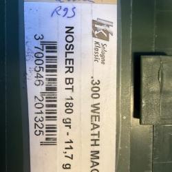 Un lot de   Balles  300 weath mag SOLOGNE