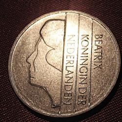 Hollande piece de 1 gulden 1987 (Beatrice) ttb