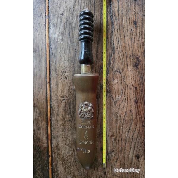 SIEBE GORMAN : Couteau scaphandrier en bronze