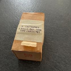 Boîte complète Cartouche chassepot modèle 1866