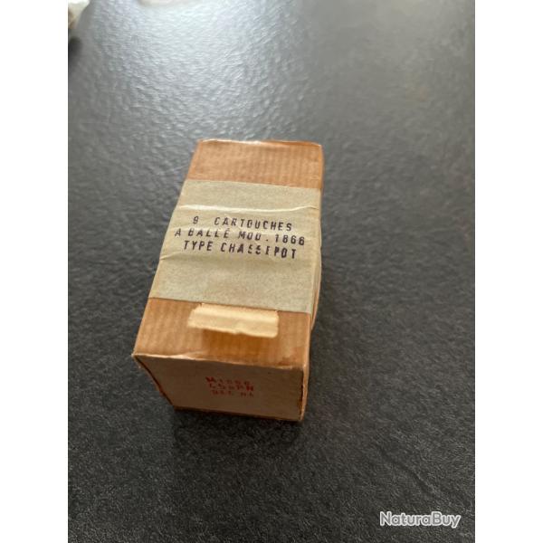 Bote complte Cartouche chassepot modle 1866