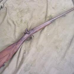 fusil de chasse à chiens extérieurs poudre noire calibre 16 mm