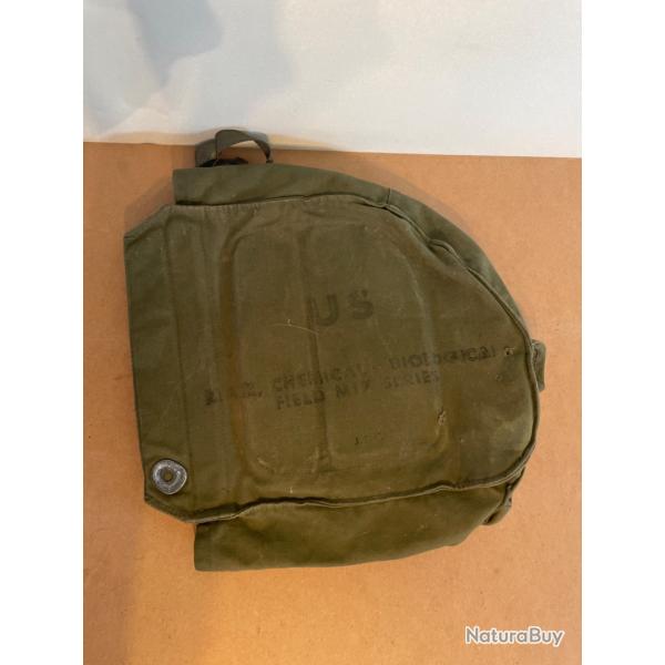 Sacoche pour masque  gaz US ww2