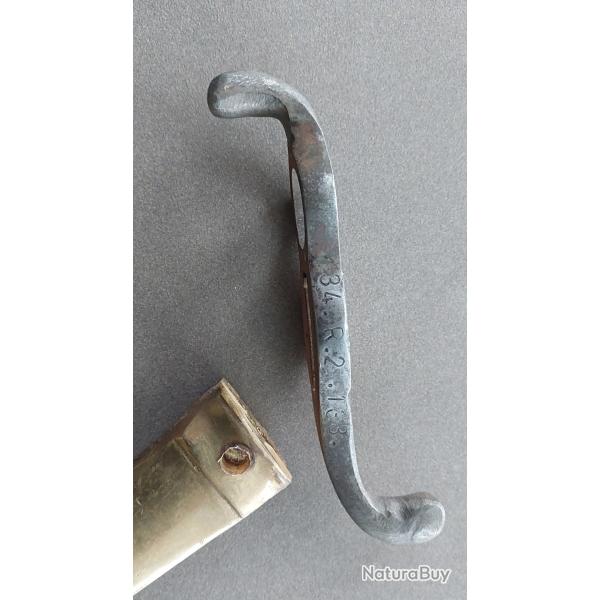 Poigne baionnette 1871
