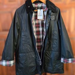 Barbour Beaufort noir S/M 36 / neuf