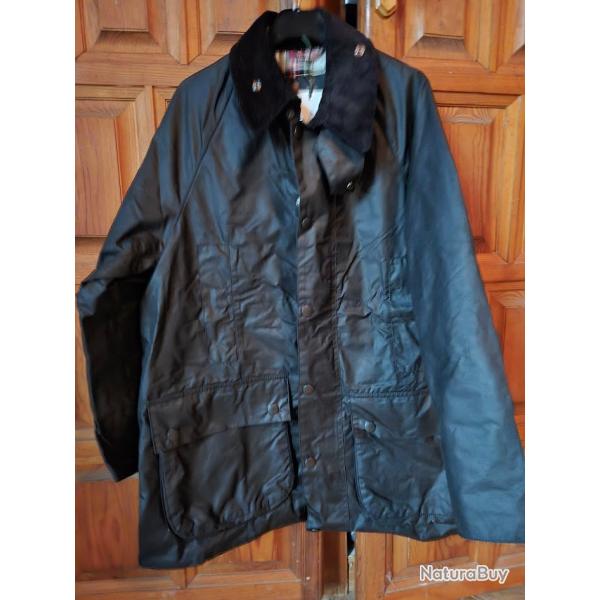 Barbour Beaufort noir S/M 36 / neuf