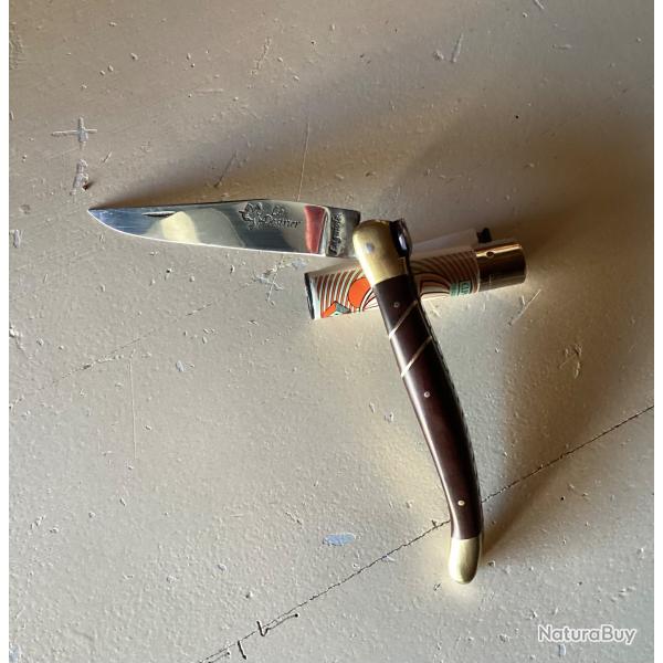 Couteau Laguiole LE DESTRIER mouche forge Collector