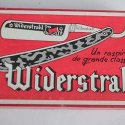 Ancienne boite carton rasoir Widerstrahl