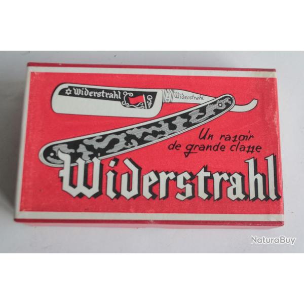 Ancienne boite carton rasoir Widerstrahl