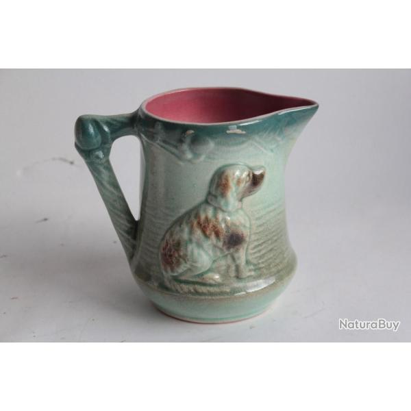 Pichet barbotine Chien