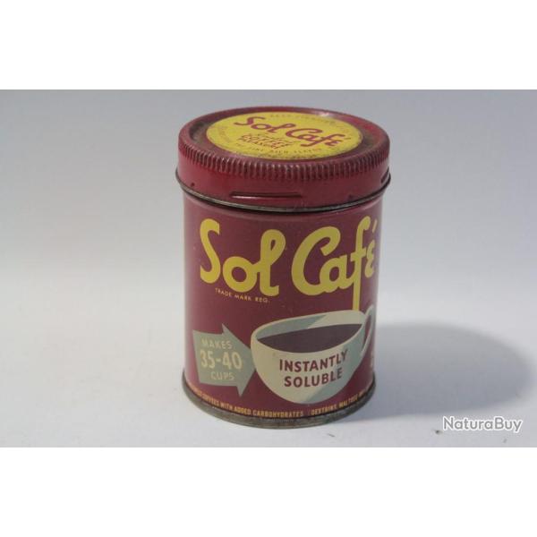 Bo�te t�le lithographi�e Sol Caf� plaisir instant caf�