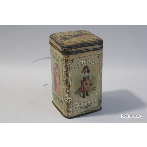 Bo�te chocolats t�le lithographi�e Cacao solubilis� Suchard