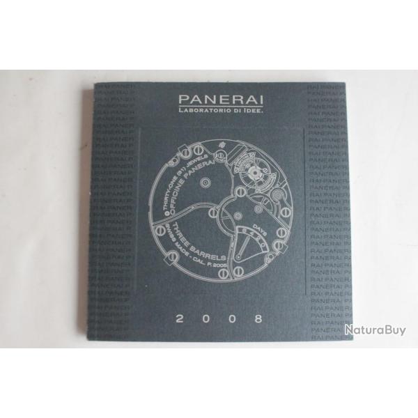 PANERAI Catalogue montres Laboratorio di Idee 2008