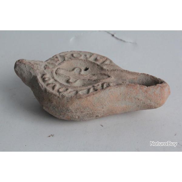 Lampe  huile terre cuite romaine Antiquit