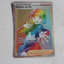 Carte Pokémon Vitalité de Flo Full art carte secrète 202/189