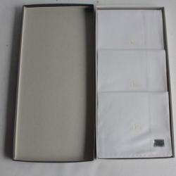 CHRISTIAN DIOR Monsieur Mouchoirs logo brodé