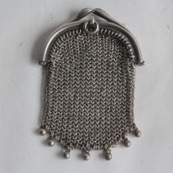 Bourse porte louis argent Serpents Art Nouveau