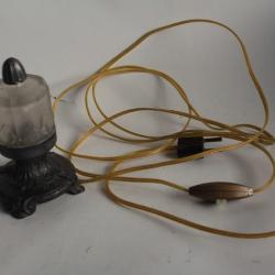 Lampe Veilleuse verre Art D&eacute;co