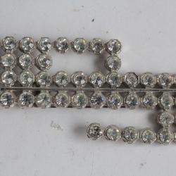 Broche JEAN PATOU strass vintage