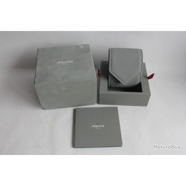 ALPINA crin de voyage pour montre + certificat d'authenticit