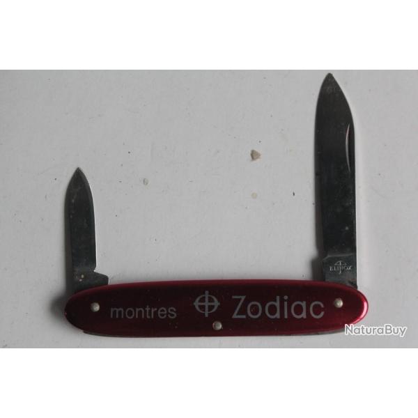 ZODIAC Couteau publicitaire ouvre montre